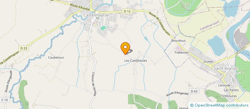 localisation de l'entreprise MONSIEUR GILBERT LANNES  CASTELMAYRAN