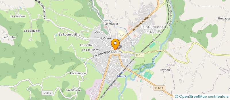 localisation de l'entreprise MONSIEUR GILBERT LAPOUJADE à MAURS