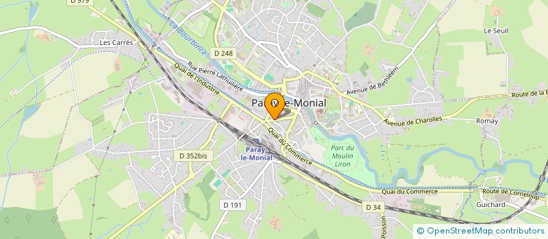 localisation de l'entreprise MONSIEUR GILBERT LAROCHE à PARAY-LE-MONIAL