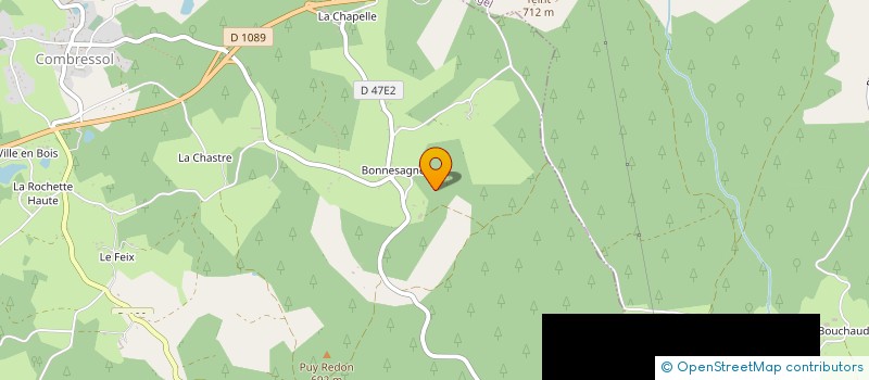 localisation de l'entreprise MONSIEUR GILBERT LASSAGNE  MAUSSAC