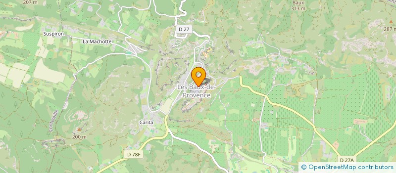 localisation de l'entreprise MONSIEUR GILBERT LAUGERO  LES BAUX-DE-PROVENCE