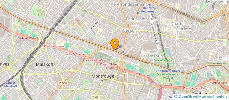 localisation de l'entreprise MONSIEUR GILBERT LAVANANT  PARIS