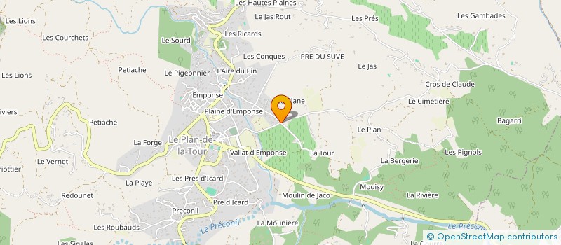 localisation de l'entreprise MONSIEUR GILBERT LAZERME à SAINTE MAXIME