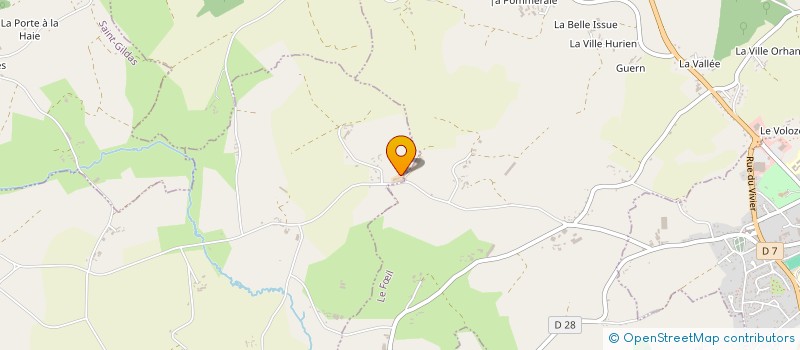 localisation de l'entreprise MONSIEUR GILBERT LE FOLL à LE VIEUX-BOURG