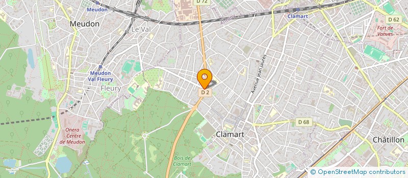 localisation de l'entreprise MONSIEUR GILBERT LE GALL à CLAMART