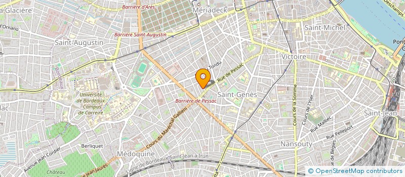 localisation de l'entreprise MONSIEUR GILBERT LE GOFF  BORDEAUX