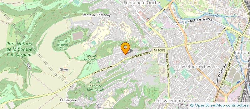 localisation de l'entreprise MONSIEUR GILBERT LEBLANC à DIJON