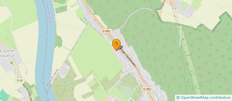 localisation de l'entreprise MONSIEUR GILBERT LEBLOND  LE TRAIT