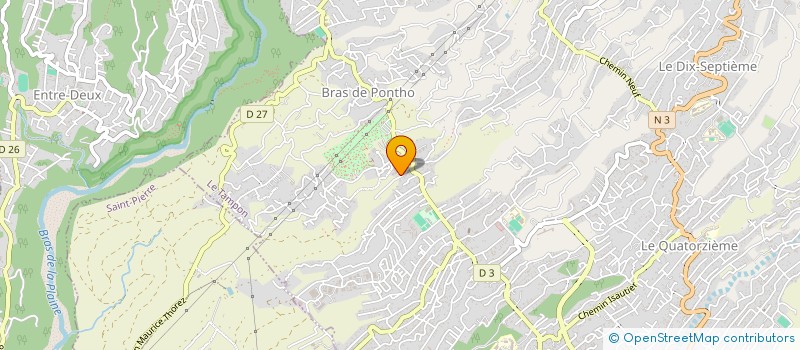 localisation de l'entreprise MONSIEUR GILBERT LEBON  LE TAMPON