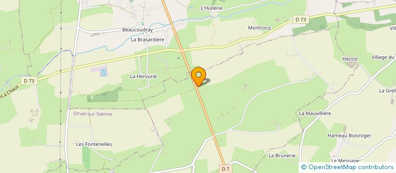 localisation de l'entreprise MONSIEUR GILBERT LEBREUILLY  QUETTREVILLE-SUR-SIENNE