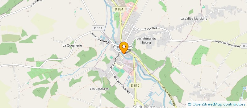 localisation de l'entreprise MONSIEUR GILBERT LECOINTRE  CORMEILLES