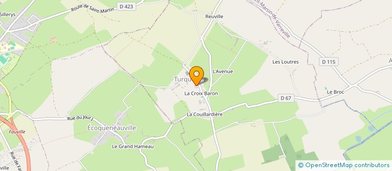 localisation de l'entreprise MONSIEUR GILBERT LECONTE  TURQUEVILLE