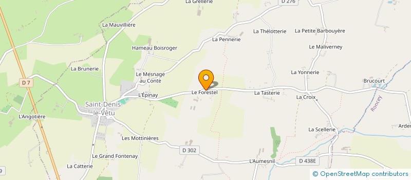 localisation de l'entreprise MONSIEUR GILBERT LEFRANC à SAINT-DENIS-LE-VETU