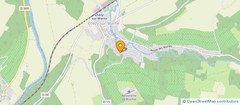 localisation de l'entreprise MONSIEUR GILBERT LEFRANC  CHEZY-SUR-MARNE