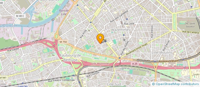 localisation de l'entreprise MONSIEUR GILBERT LEGRAIN à LILLE