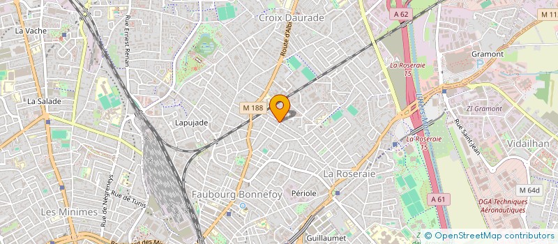 localisation de l'entreprise MONSIEUR GILBERT LEGRAND à TOULOUSE