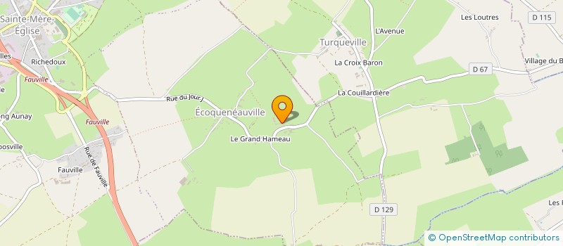 localisation de l'entreprise MONSIEUR GILBERT LEGRET à SAINTE-MERE-EGLISE