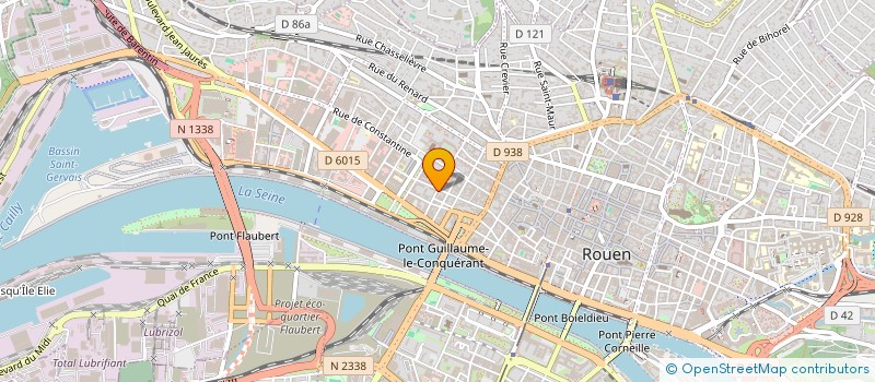 localisation de l'entreprise MONSIEUR GILBERT LESAGE à ROUEN