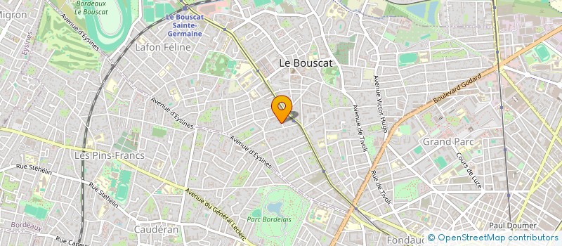 localisation de l'entreprise MONSIEUR GILBERT LESCOT à LE BOUSCAT