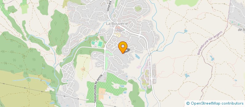 localisation de l'entreprise MONSIEUR GILBERT LEVEAU  ROQUEBRUNE-SUR-ARGENS