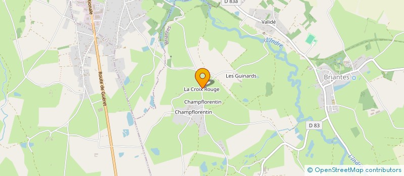 localisation de l'entreprise MONSIEUR GILBERT LOEILLET à BRIANTES