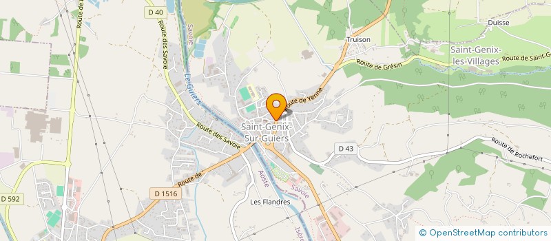 localisation de l'entreprise MONSIEUR GILBERT LOMBARD  SAINT-GENIX-LES-VILLAGES