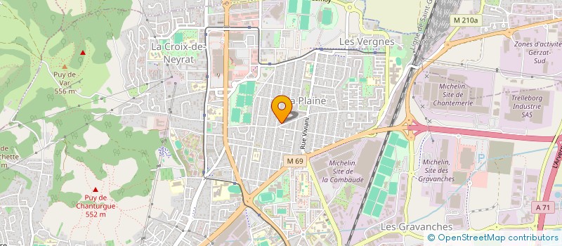 localisation de l'entreprise MONSIEUR GILBERT LONGE  CLERMONT-FERRAND