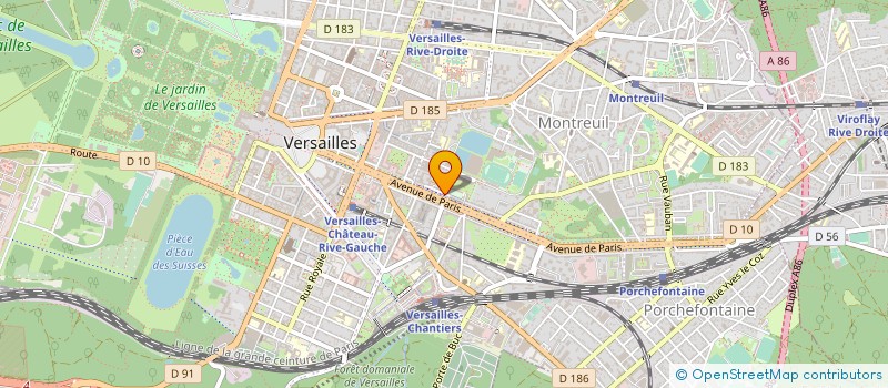 localisation de l'entreprise MONSIEUR GILBERT LOUSSON à VERSAILLES