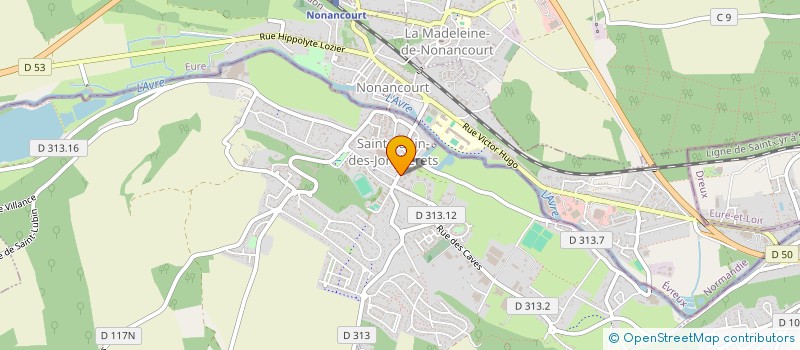 localisation de l'entreprise MONSIEUR GILBERT LOUVEAU à SAINT-LUBIN-DES-JONCHERETS