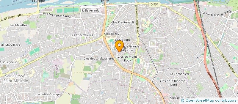 localisation de l'entreprise MONSIEUR GILBERT LUCAS à ORLEANS
