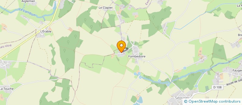 localisation de l'entreprise MONSIEUR GILBERT MADIER  SEPVRET