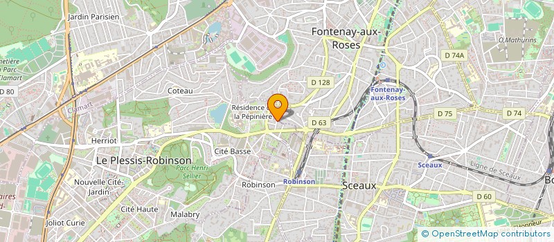 localisation de l'entreprise MONSIEUR GILBERT MAESTLE  LE PLESSIS-ROBINSON