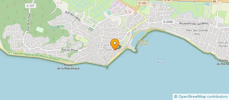 localisation de l'entreprise MONSIEUR GILBERT MAIGNAN à LA TRANCHE-SUR-MER