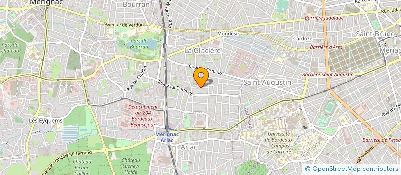 localisation de l'entreprise MONSIEUR GILBERT MALET  MERIGNAC