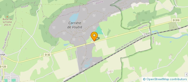 localisation de l'entreprise MONSIEUR GILBERT MANSON  VOUTRE