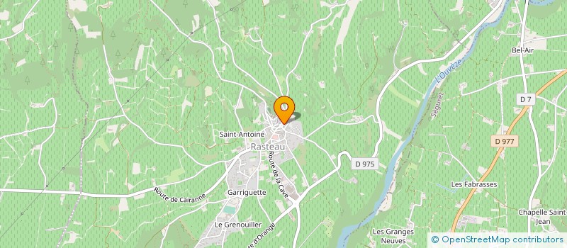 localisation de l'entreprise MONSIEUR GILBERT MARCEL  RASTEAU