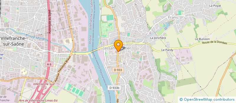 localisation de l'entreprise MONSIEUR GILBERT MARGUIN  JASSANS-RIOTTIER