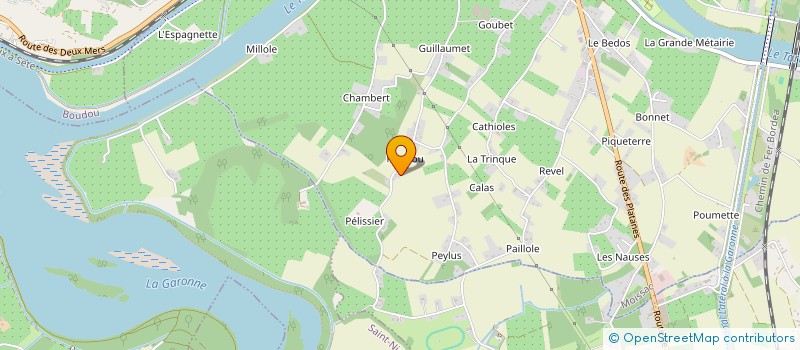 localisation de l'entreprise MONSIEUR GILBERT MARIETTI à MOISSAC
