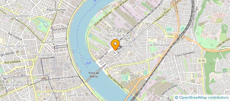 localisation de l'entreprise MONSIEUR GILBERT MARIN à BORDEAUX