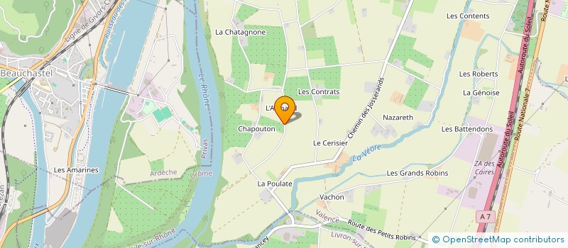 localisation de l'entreprise MONSIEUR GILBERT MARMOLLE  ETOILE-SUR-RHONE