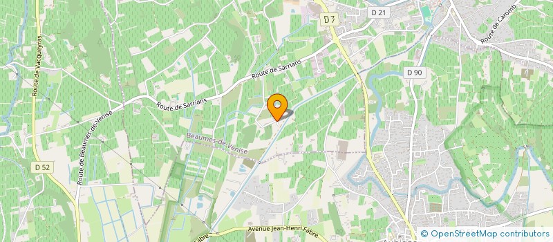 localisation de l'entreprise MONSIEUR GILBERT MARSEILLE  BEAUMES-DE-VENISE