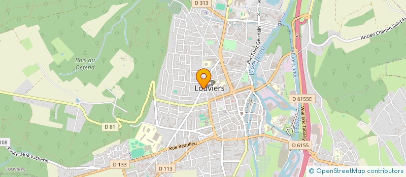 localisation de l'entreprise MONSIEUR GILBERT MARSOLLET à LOUVIERS