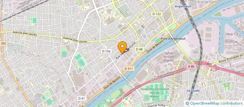 localisation de l'entreprise MONSIEUR GILBERT MARTIN  ARGENTEUIL