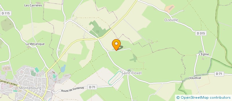 localisation de l'entreprise MONSIEUR GILBERT MARTIN  SAINT-FLOXEL