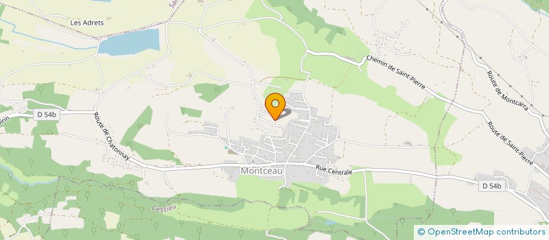 localisation de l'entreprise MONSIEUR GILBERT MARTIN  RUY-MONTCEAU