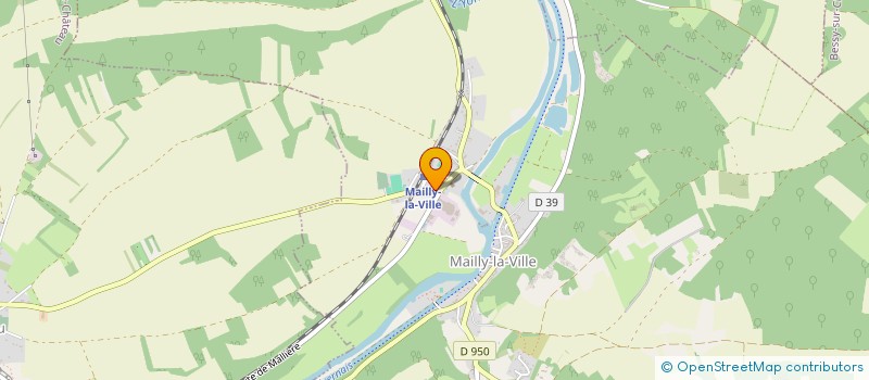 localisation de l'entreprise MONSIEUR GILBERT MARTINE  MAILLY-LA-VILLE