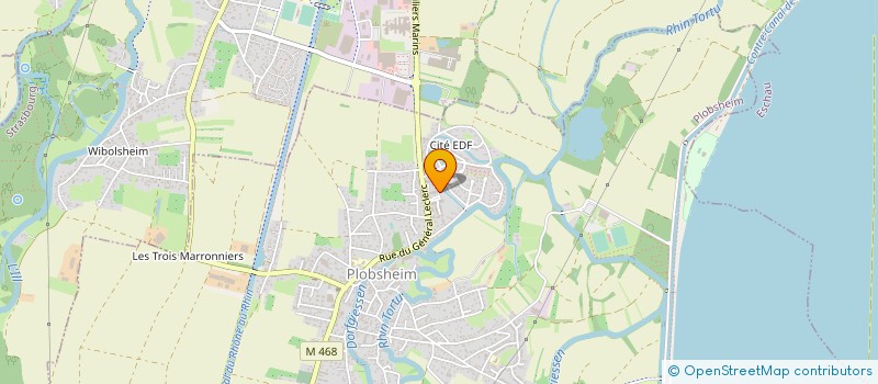 localisation de l'entreprise MONSIEUR GILBERT MARX  PLOBSHEIM