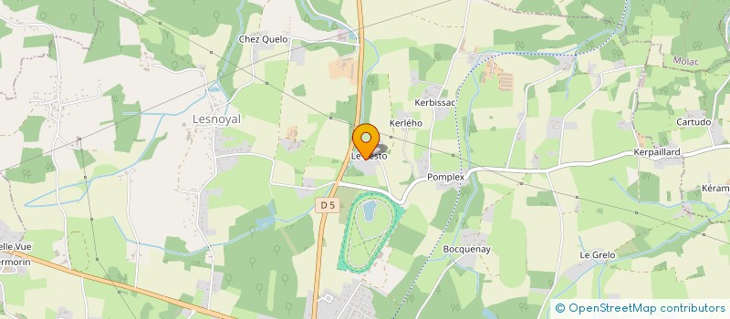 localisation de l'entreprise MONSIEUR GILBERT MARZELIERE  QUESTEMBERT