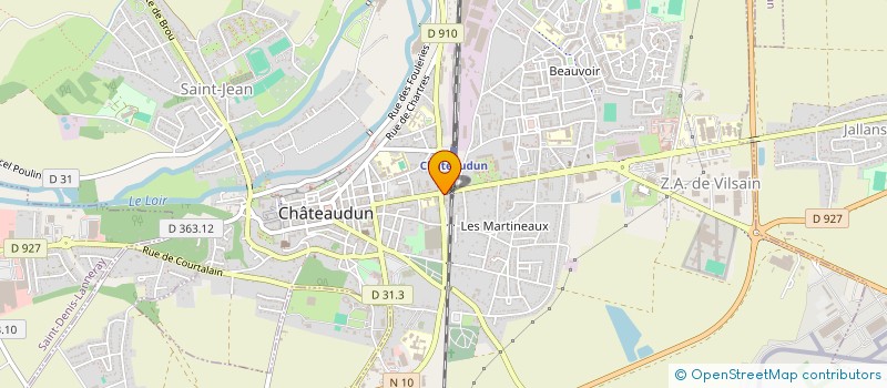 localisation de l'entreprise MONSIEUR GILBERT MASSON à CHATEAUDUN