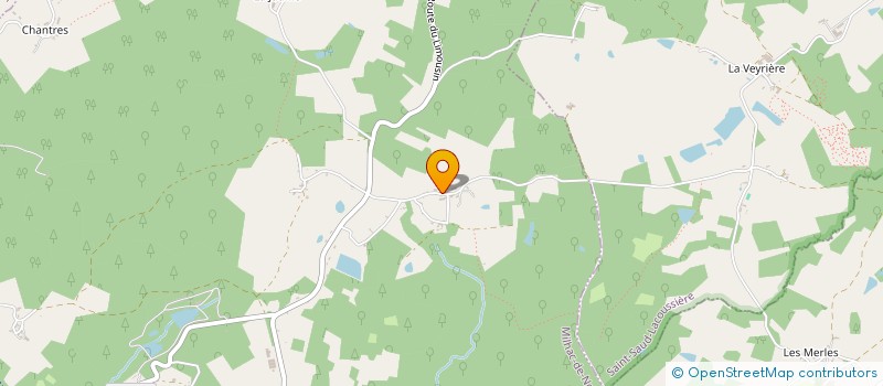 localisation de l'entreprise MONSIEUR GILBERT MAURANGE  SAINT-SAUD-LACOUSSIERE